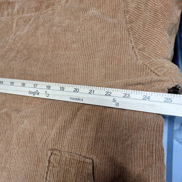 Casual WarmTan Corduroy Tunic Top Has Pockets . - Picture 6 of 7